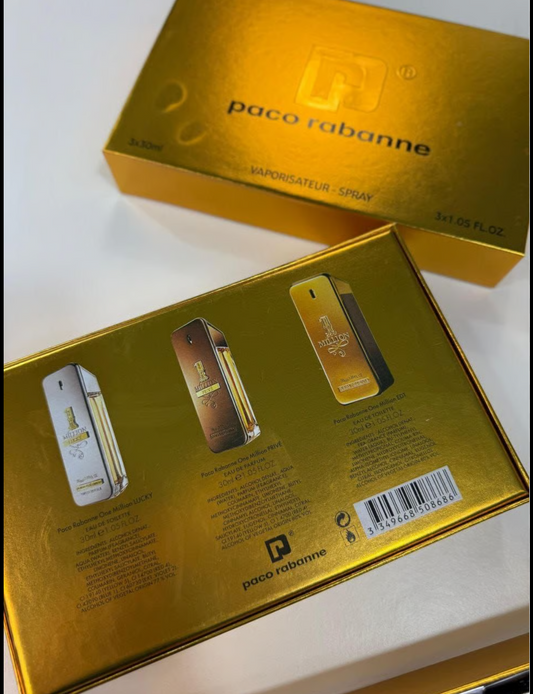 Paco Rabanne 1 Million/Lucky/Prive Set 3x30ml